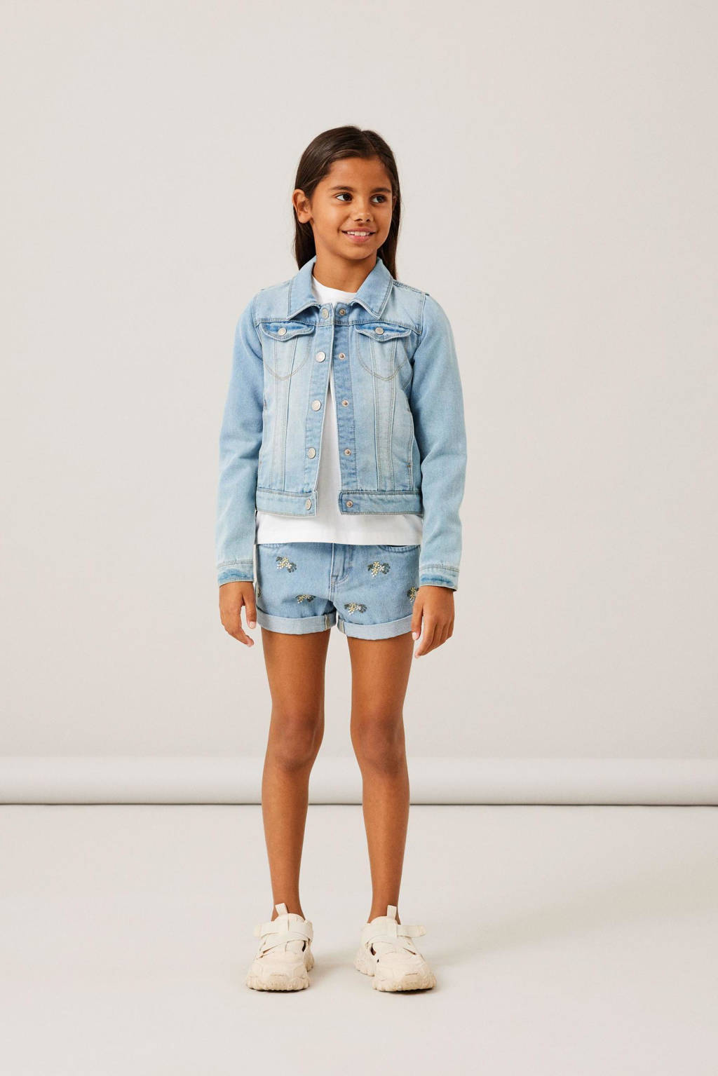 NAME IT spijkerjas NKFSTAR light blue denim