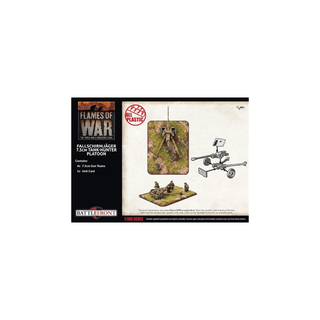 Flames of War - Fallschirmjäger 7.5cm Tank Hunter Platoon