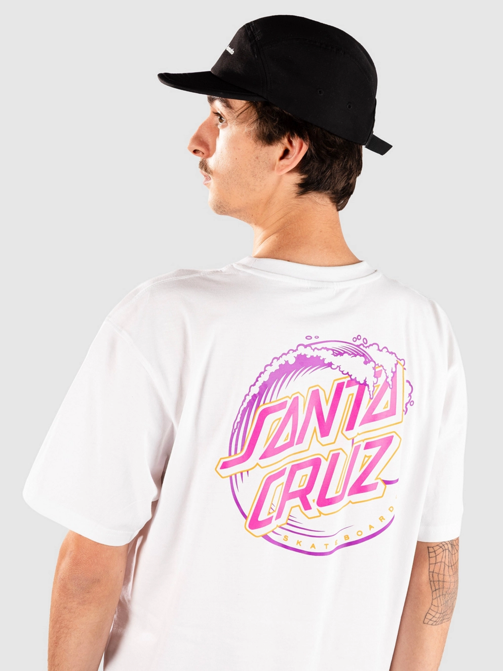 Santa Cruz Vacant Wave Dot T-Shirt white
