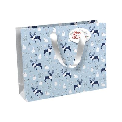 Clairefontaine Empreintes - Sac cadeau shopping - 37,3 cm x 11,8 cm x 27,5 cm