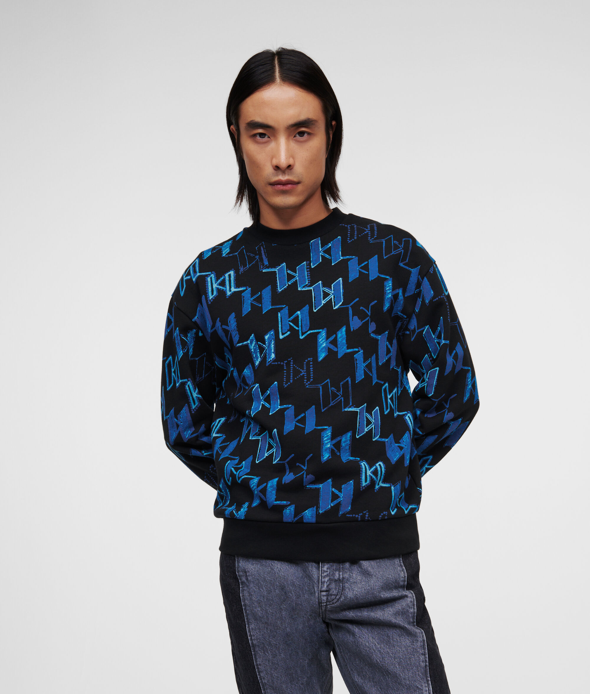 SWEAT-SHIRT GRAFFITI KARL MONOGRAM