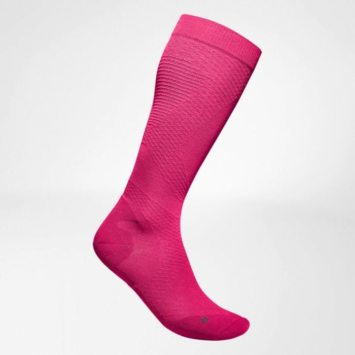 Bauerfeind Herre Strømper Ultralight Compression Socks High Cut Pink