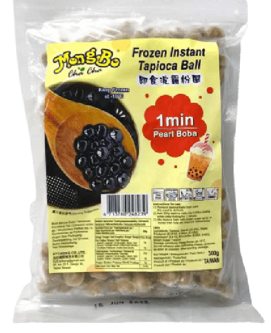 Mong Bo Cha Cha Bevroren Instant Tapioca Balletjes voor Bubbel Thee 300g