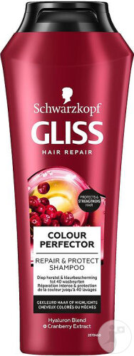 Schwarzkopf Gliss Kur Color Protect & Shine Shampoing Cheveux Colorés Ou Méchés 250ml