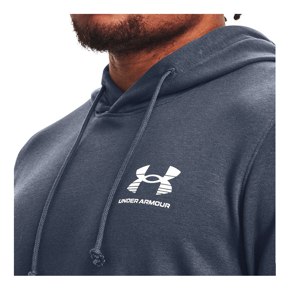 Under Armour UA RIVAL TERRY NOV - Sweat Homme downpour gray/onyx white
