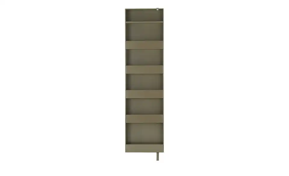 Schuh- und Mehrzweckschrank Santarem Beige, bronzefarben Spiegelfront (Bronze)