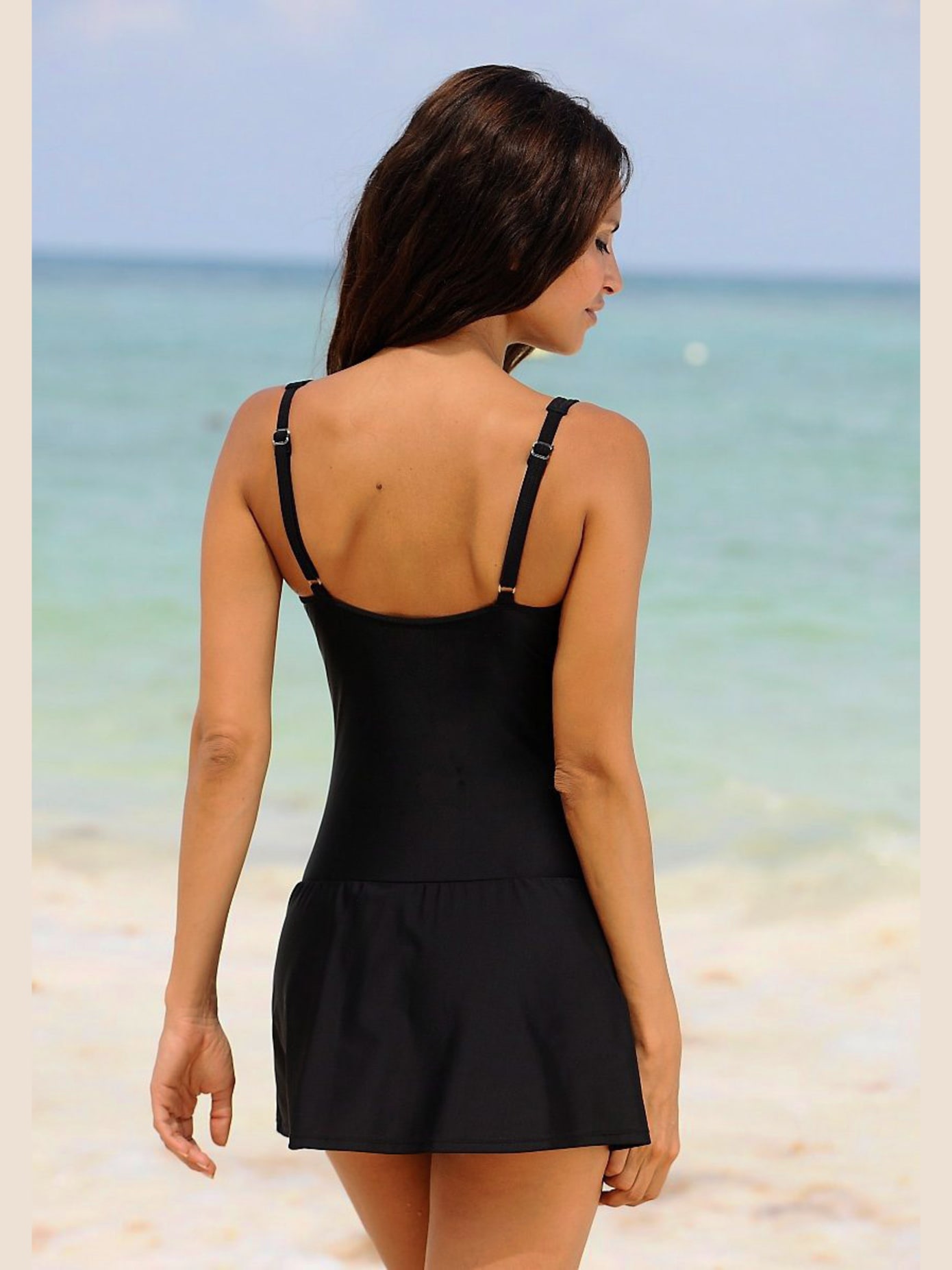 Robe de bain tendance à la plage