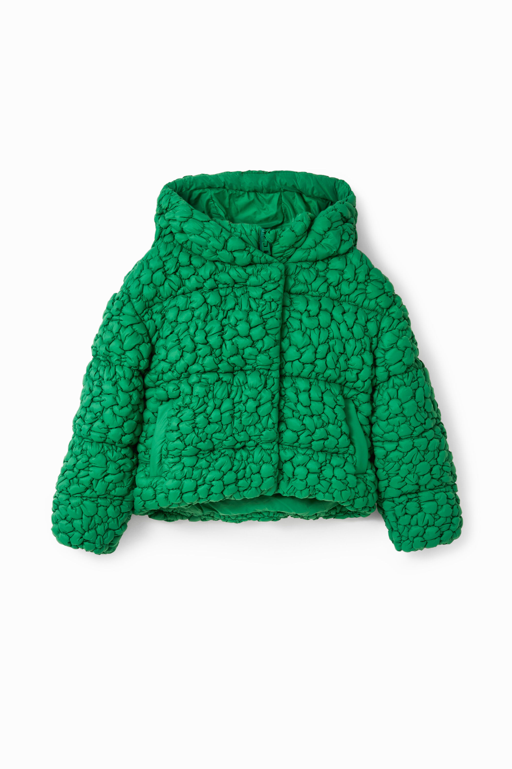 Chaqueta acolchada textura