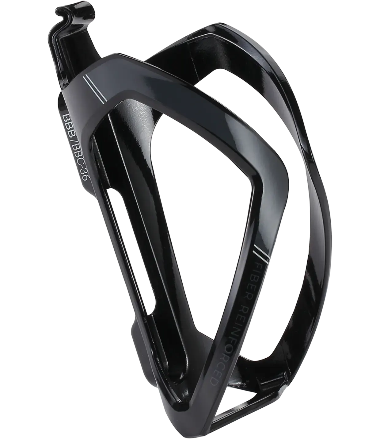 BBB Cycling FlexCage Bidonhouder Mat Zwart/Zwart