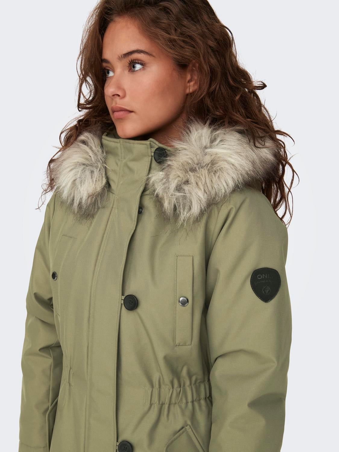 ONLIRIS Langer Parka Aloe