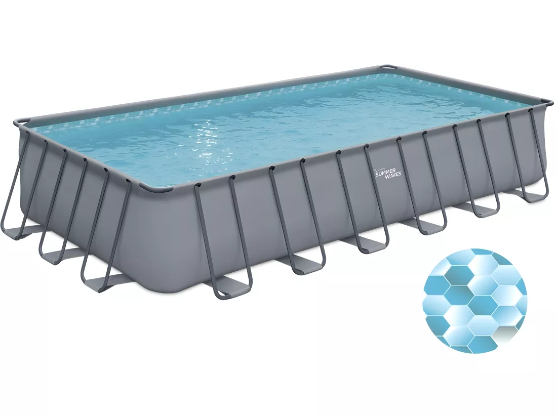 Piscine tubulaire grise - 