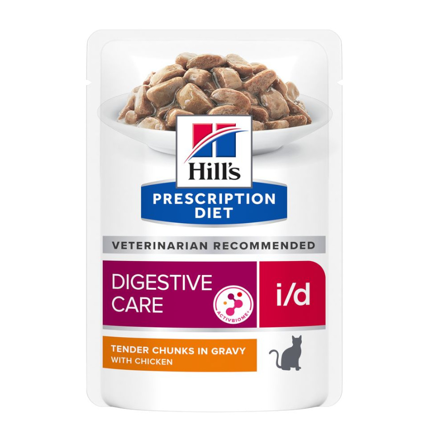 Hill's Prescription Diet Digestive Care i/d Frango ao Molho Sachê para Gatos - Pacote com Vários