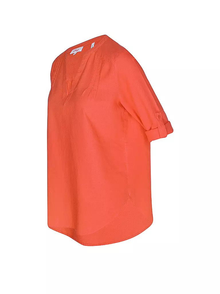 S.OLIVER Leinenbluse orange