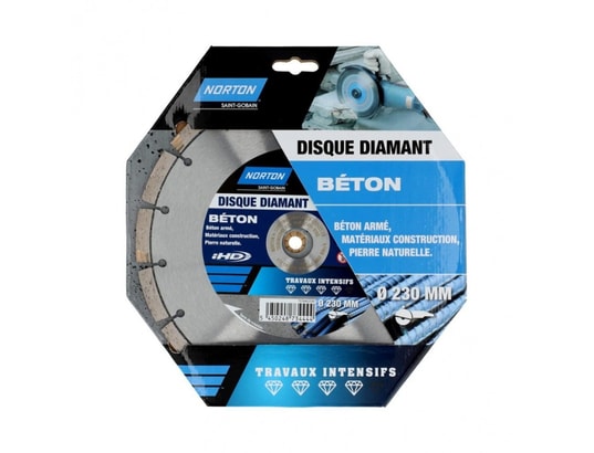 NORTON - Découpeur universel Disque diamant intensif segmenté pour matériaux de construct...