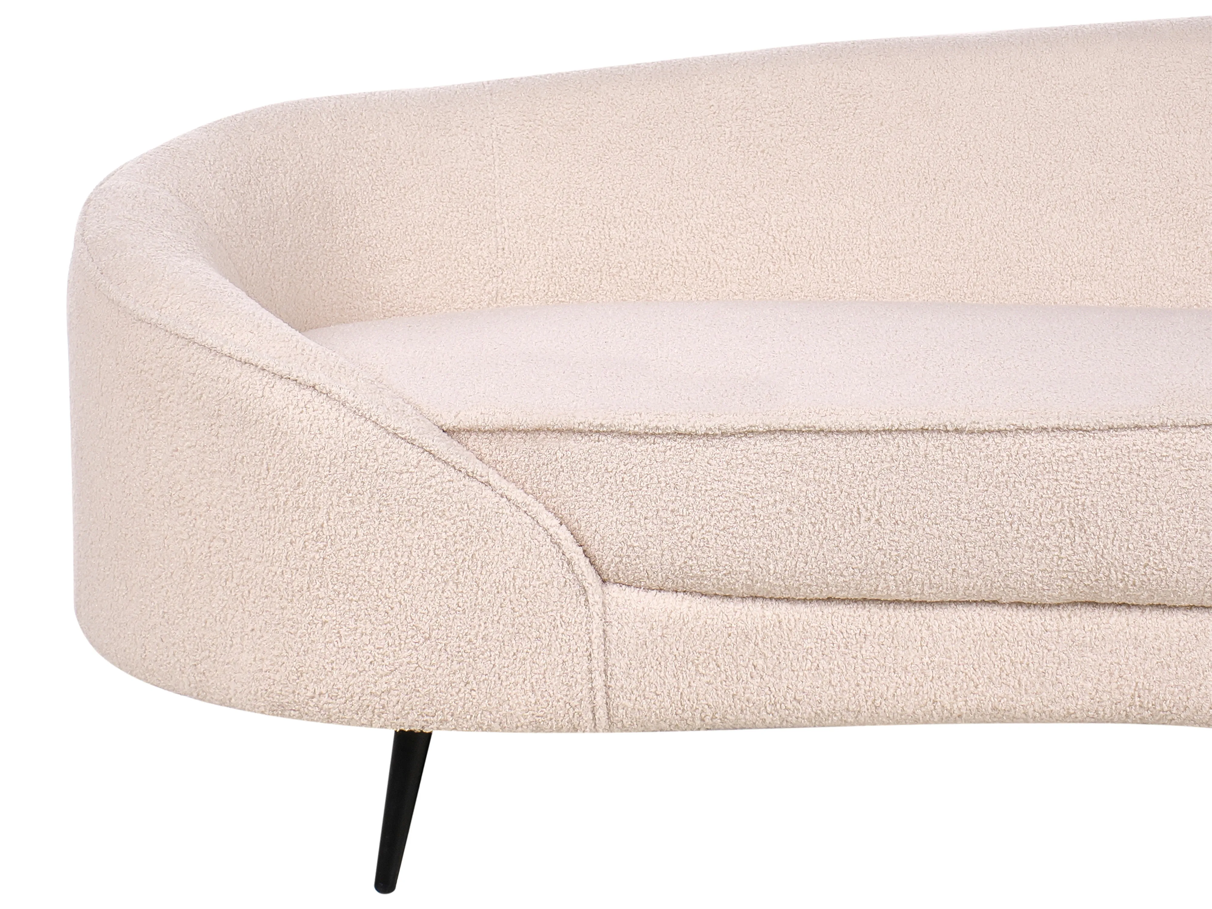 Bank 2-zits SAVAR Bouclé Beige