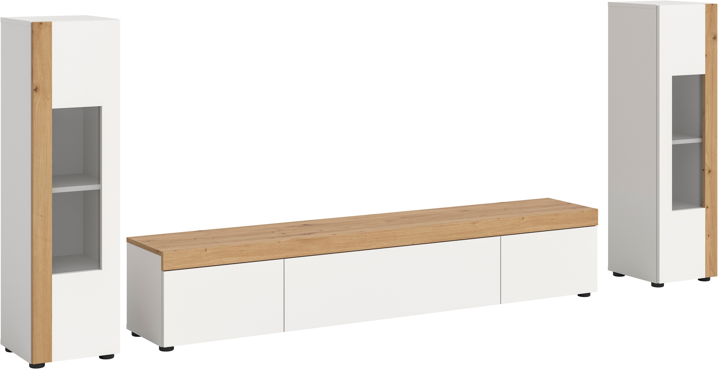 INOSIGN Wohnwand »Svala, Breite 180 cm, Wohnkombination« Set, 3 Stk. tlg.