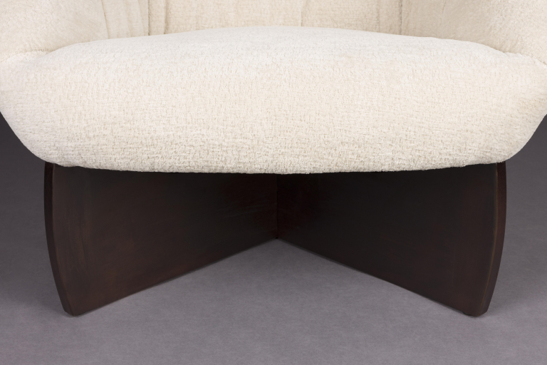Dutchbone Emilius fauteuil beige