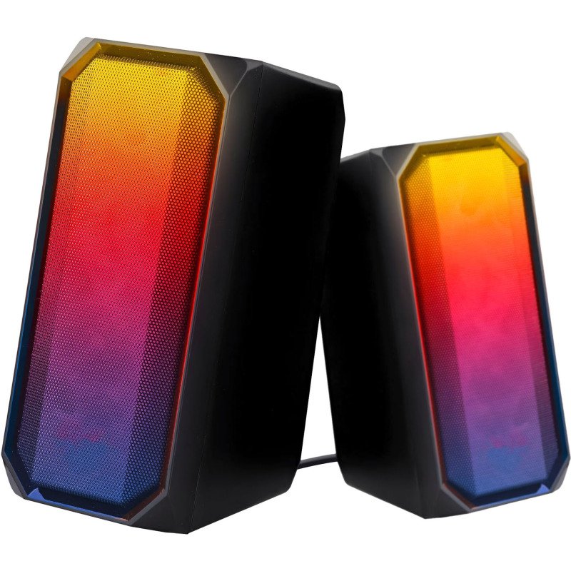 Enceintes filaires et Bluetooth rétroéclairées T'nB 2 x 3 W
