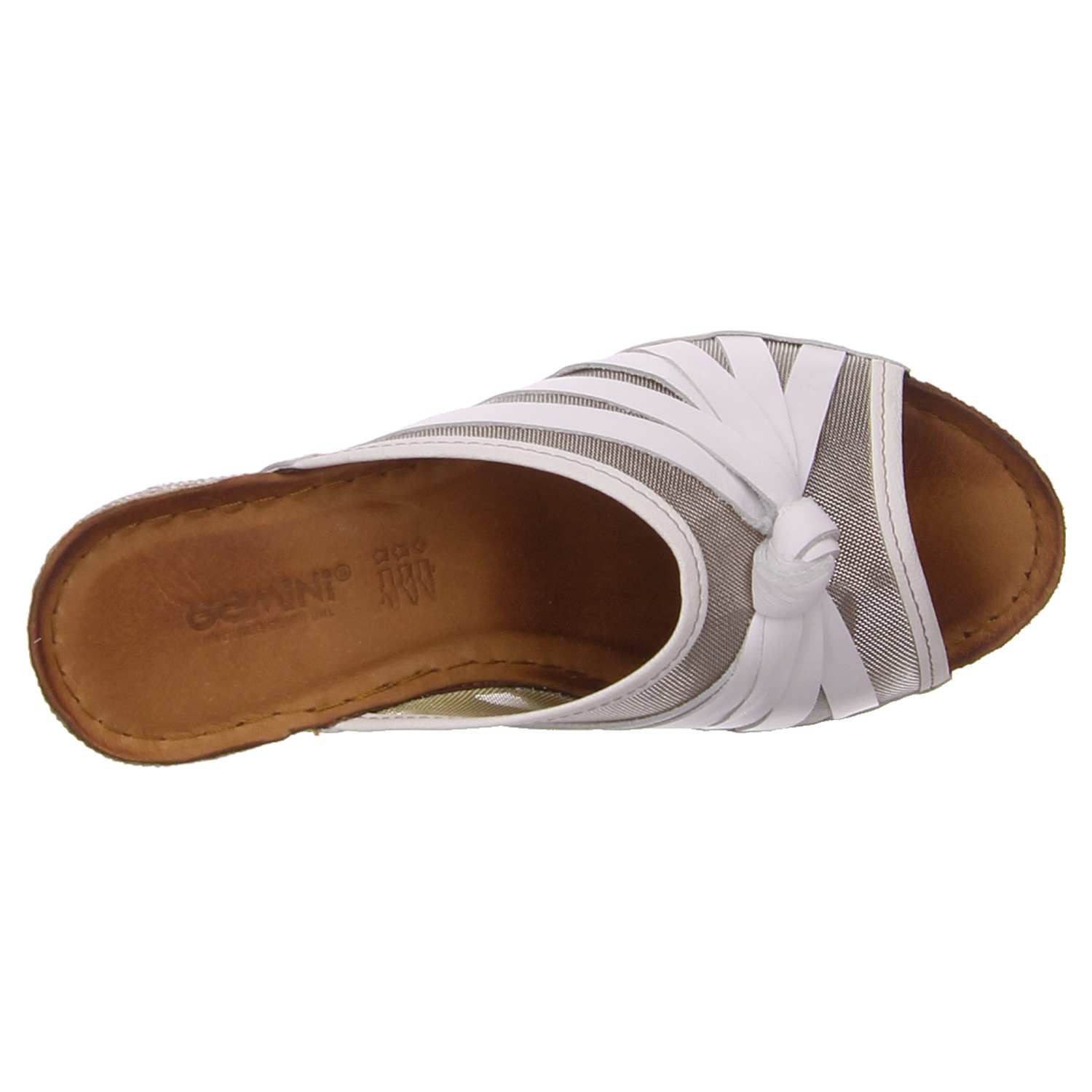 Gemini Pantolette weiß weiss/weiss kombi
