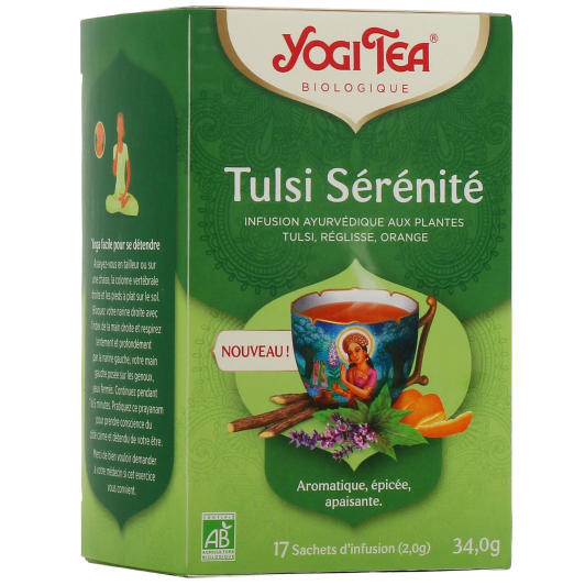 Yogi Tea Tulsi Sérénité Bio - Infusion Ayurvédique