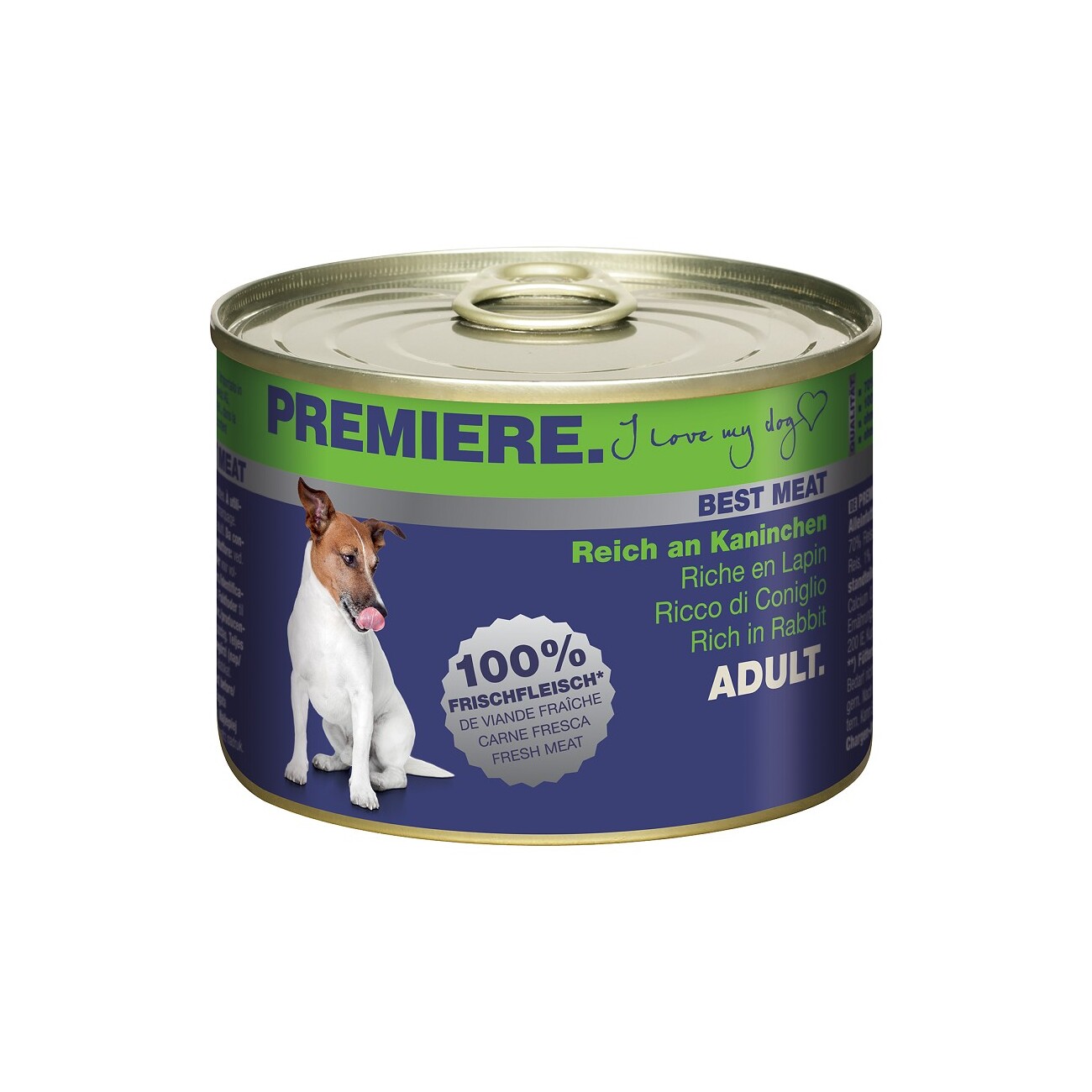 PREMIERE Best Meat Adult Kaninchen 6x185 g