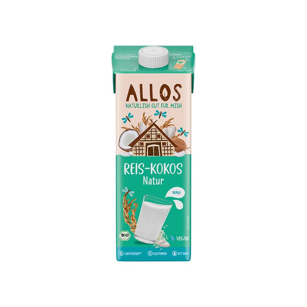 Allos Reis-Kokos Drink<br>1 l, Tetrapack