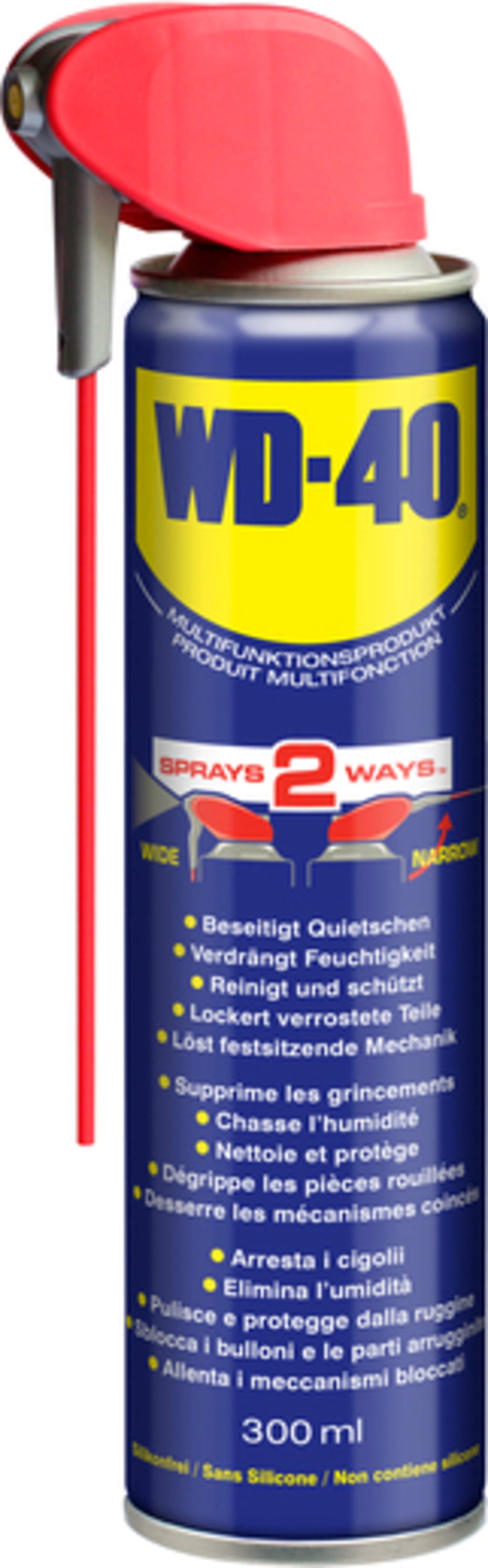 WD-40  Multifunktionsspray, 300 ml    Hochwertiges Multifunktionsprodukt zur Schmierung und Entfettung