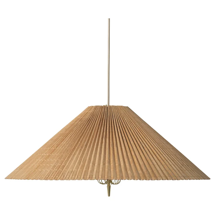 Gubi - 1972 Pendelleuchte, Bambus / Messing