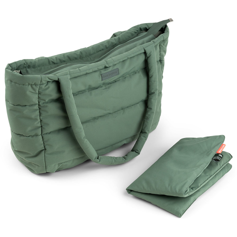 Køb DonebyDeer Green Quiltet Pusle Tote Bag