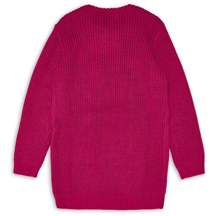 Threadgirls Strickkleid THB Thistle Cable Knitted Dress Berry