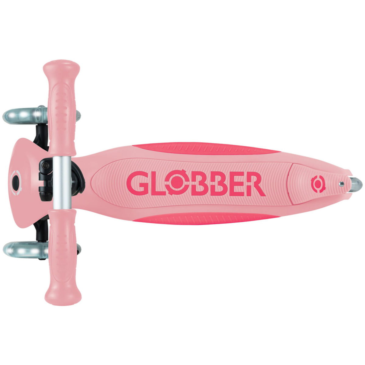 GlobberGlobber   Scooter Primo Foldable Plus Lights  pastel pink/fuchsia