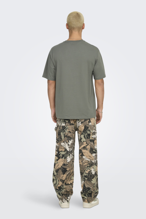 Only & Sons groene heren t-shirt