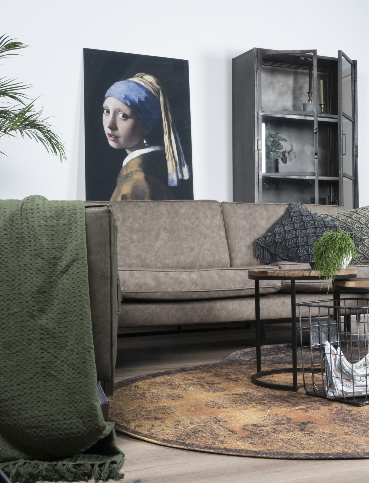 Vloerkleed Yves Oker ø120 cm
