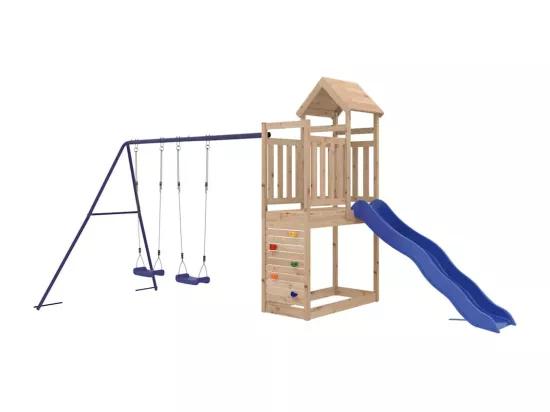 Aire de jeux d'extérieur bois de pin massif