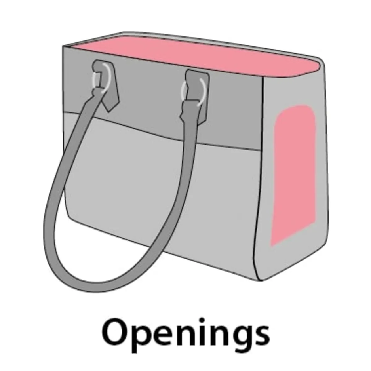 FLAMINGO Sac transport Lior noir 45 x 19 x 29 cm
