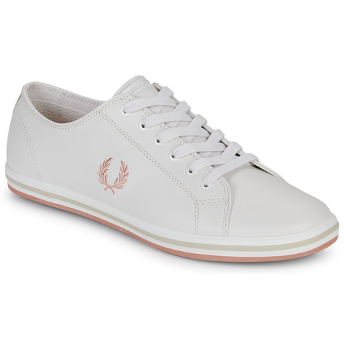 Fred Perry - KINGSTON LEATHER - Porcelaine / Rouille