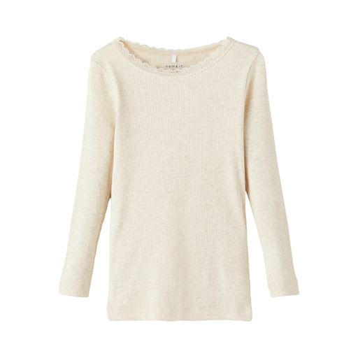 Name It Kab Langærmet T-shirt, Peyote Melange, 92 cm