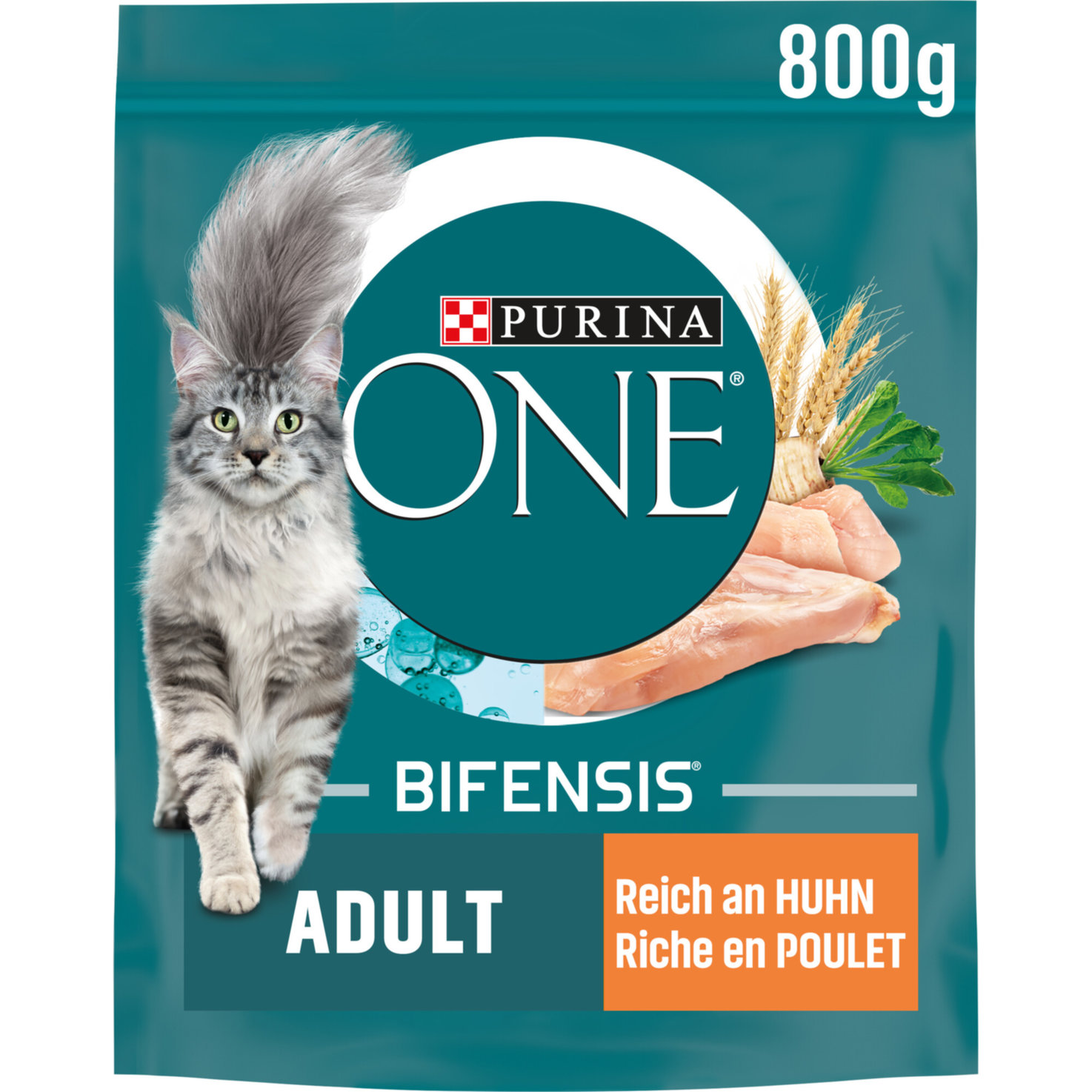 Purina ONE Trocken-Katzenfutter Adult Huhn & Getreide