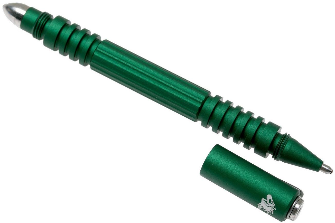 Rick Hinderer Investigator Pen Aluminium Matte Emerald Green, tactische pen