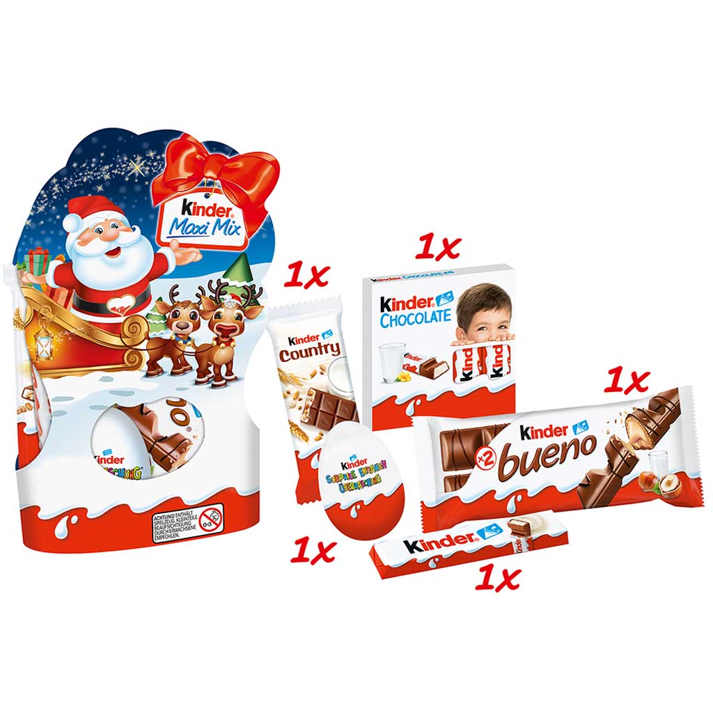kinder Maxi Mix 157g MHD:20.4.25