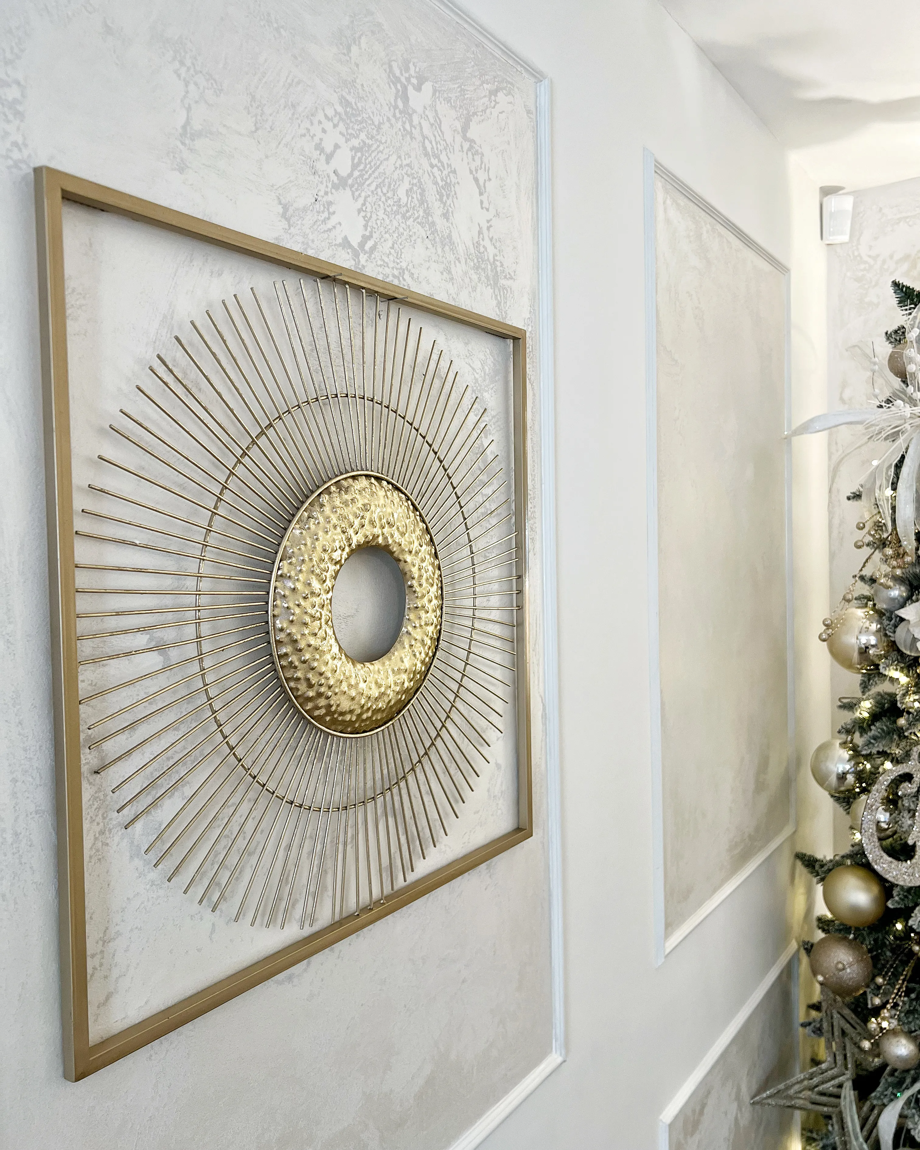 Wanddecoratie MERCURY Metaal 50 cm Goud