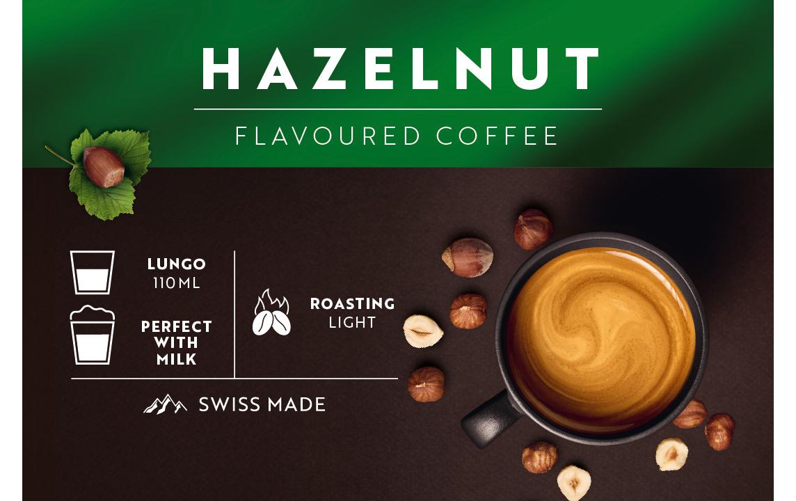 Kaffeekapseln für Nespresso Hazelnut 100 StückKaffeekapseln für Nespresso Maschinen