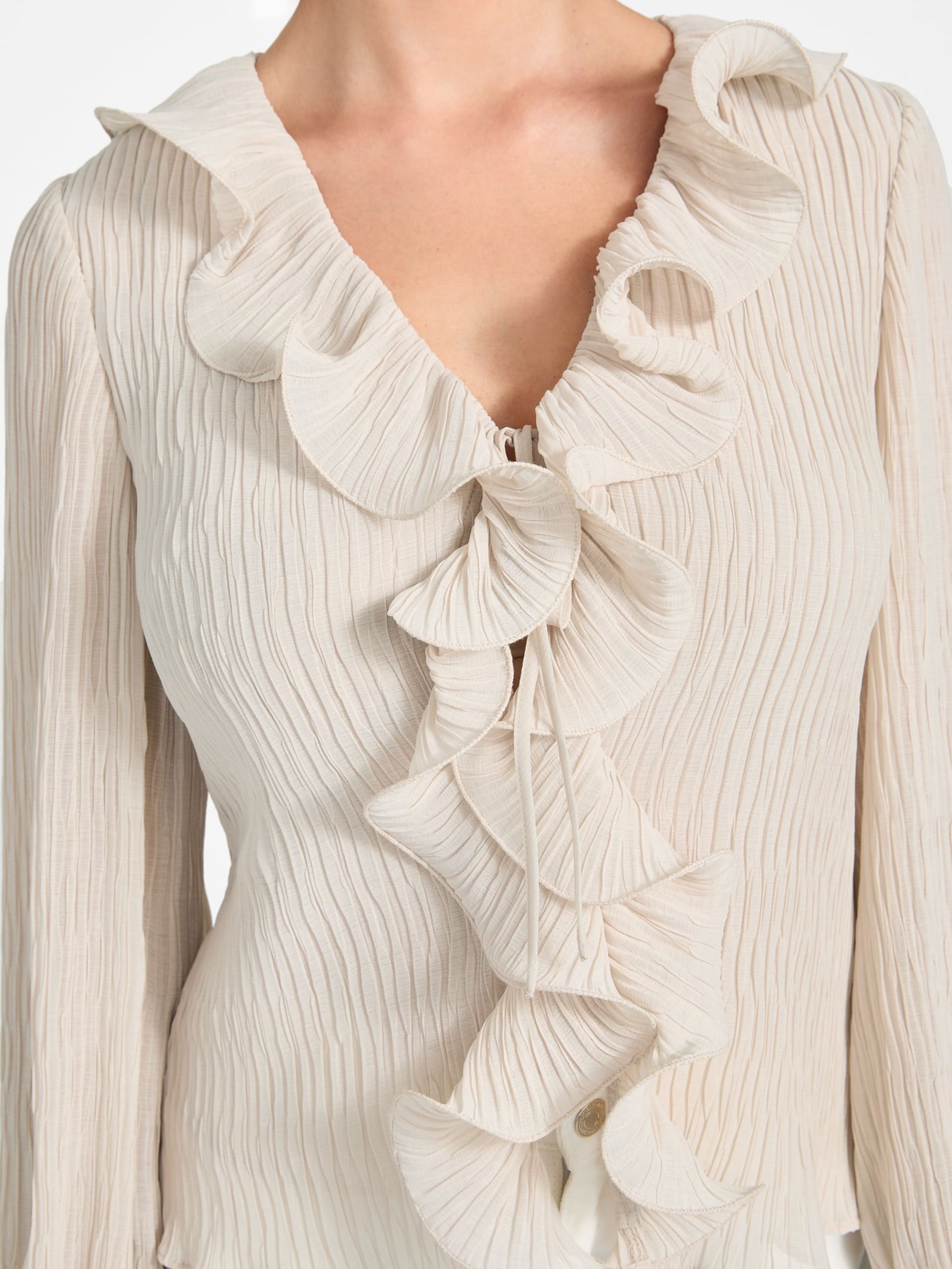 Top Eco Faye em chiffon