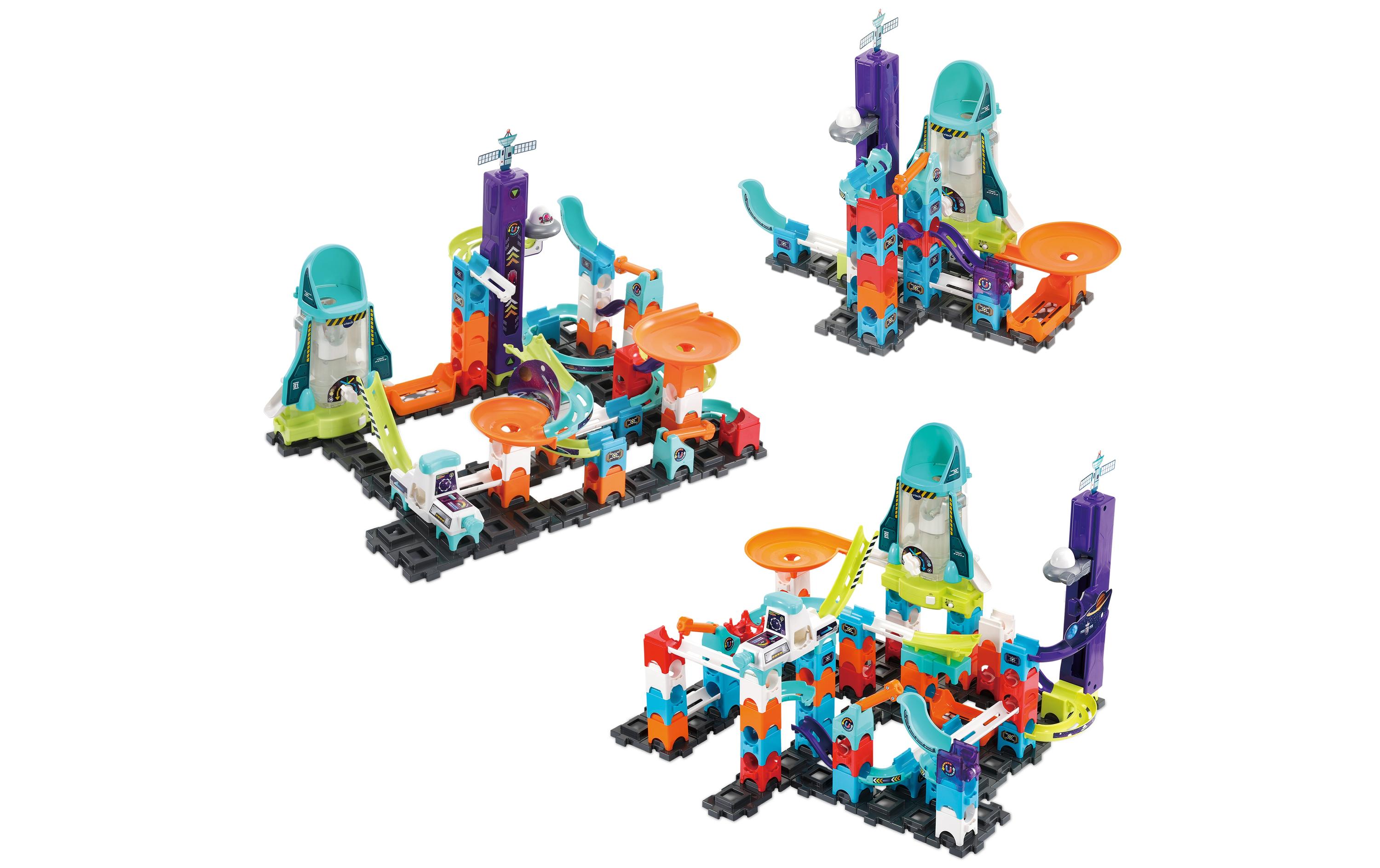 Kugelbahn Marble Rush – Space Magnetic Set XL300 E -DE-Interaktives Kugelbahn-Set