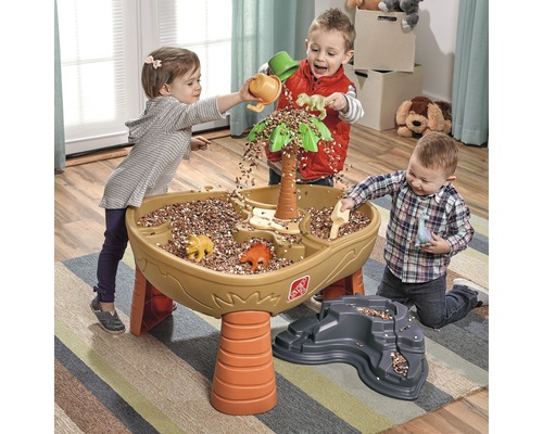 Zand- en watertafel Step2 Dino 84x75x76 cm bruin
