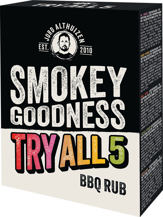 Smokey Goodness BBQ rub Try All Box 5x30 gr