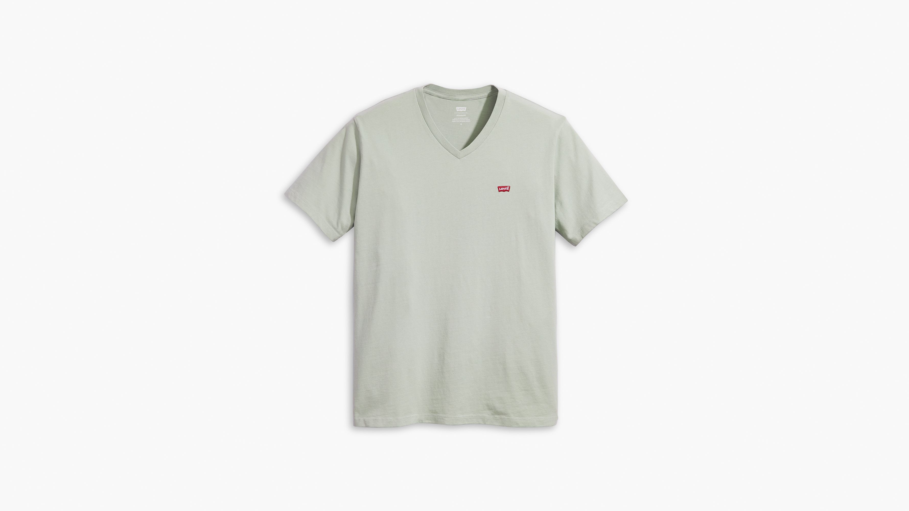 T-shirt col V Original Housemark - Belgian Block - Gris