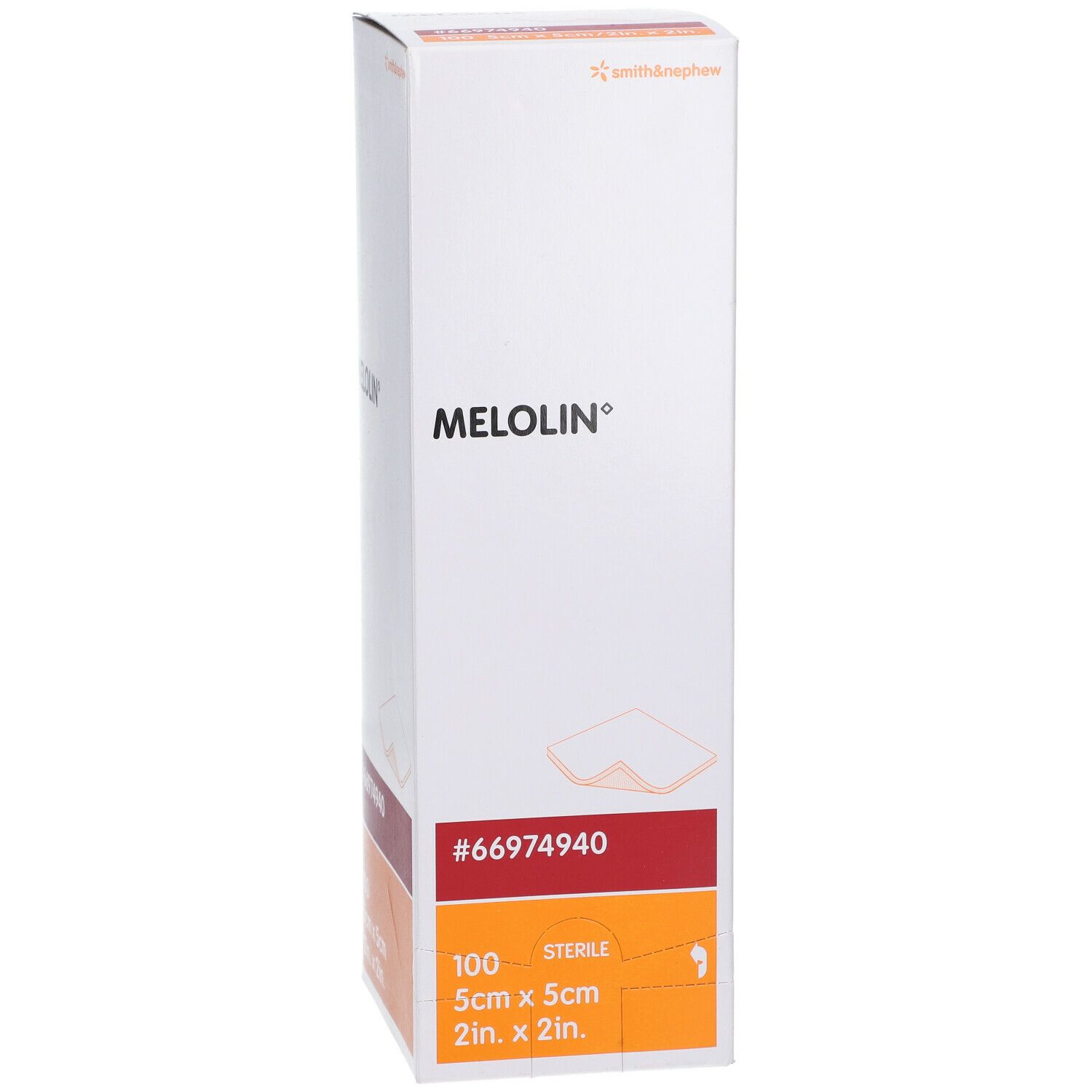 MELOLIN 5x5 cm Wundauflagen steril