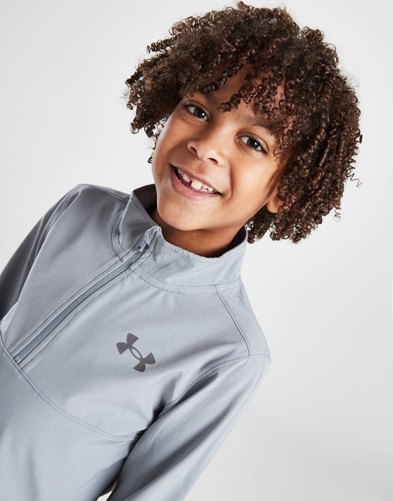 Under Armour Ensemble Haut Zippé/Short Vasnish Woven Enfant