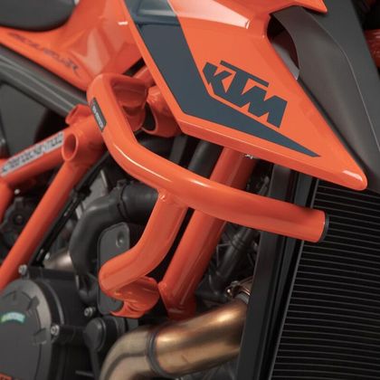Pare-carter SW-MOTECH NOIR - Orange